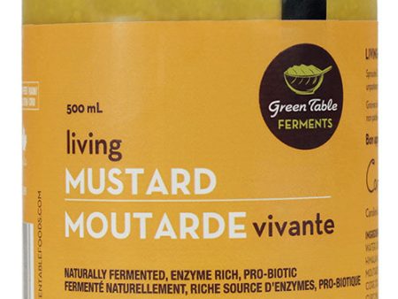 Green Table Foods - Organic Living Mustard, 500 mL For Discount