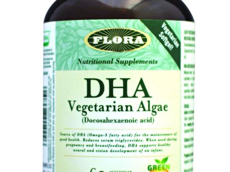 Flora - DHA Vegetarian Algae, 60 caps Hot on Sale