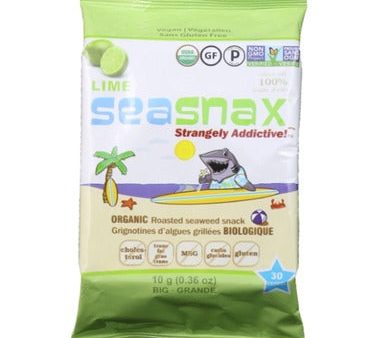 Seasnax Seaweed Snack Lime - 10g Online