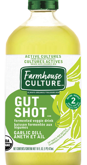 Farmhouse Culture - Gut Shot Garlic Dill Pickle, 473 mL For Cheap