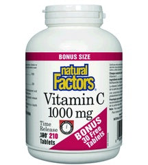 Natural Factors - Vitamin C Time Release - Bonus, 210 tabs Cheap