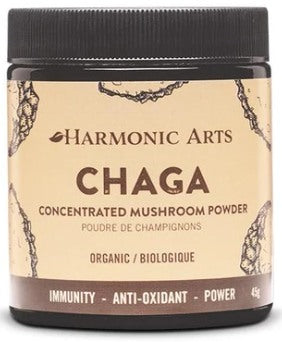 Harmonic Arts - Concentrated Mushroom Powder, Chaga, 45g For Discount