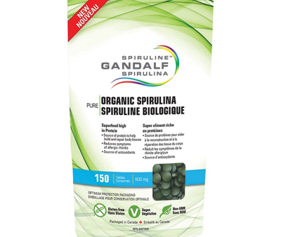 Gandalf Spirulina Organic 150 Tablets Online