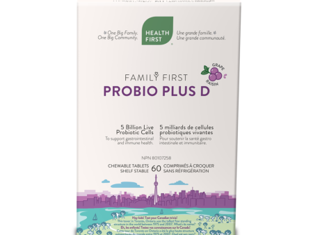 Health First Family First ProBio Plus D 60 Chewable Tablets For Discount