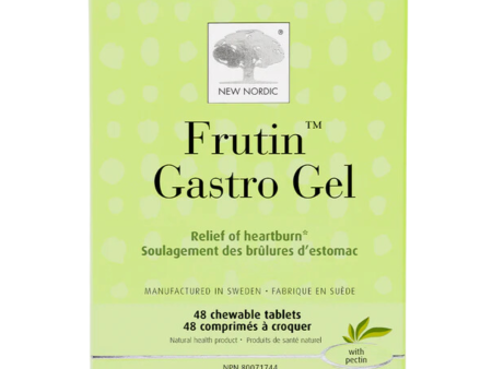 New Nordic Frutin Gastro Gel 48 Chewable Tablets Discount