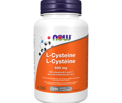 Now L-Cysteine 500mg 100 Tablets Fashion