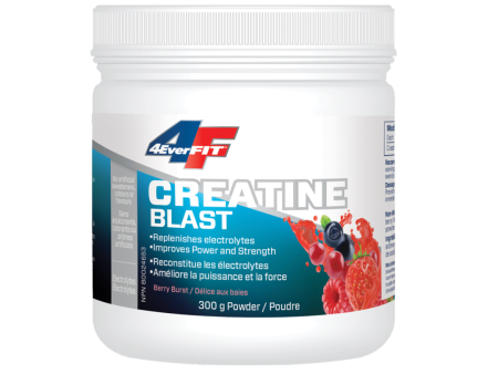 4 EverFit Creatine Blast Berry Burst 300G Online now