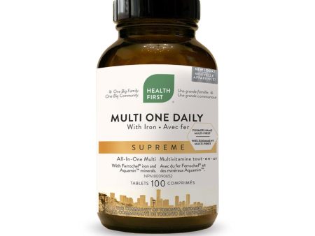 Health First Multi One Daily Supreme With Iron 100 Tablets Supply