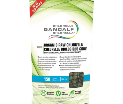 Gandalf Organic Raw Chlorella 600mg Tablets For Sale