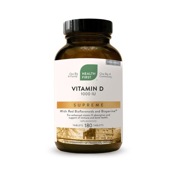 Health First Vitamin D Supreme 180 Tablets Supply