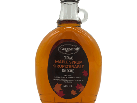 Goodness Me! - Organic Maple Syrup, Grade A Amber, 500 mL For Discount