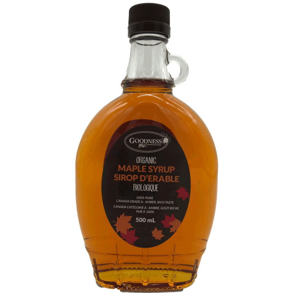 Goodness Me! - Organic Maple Syrup, Grade A Amber, 500 mL For Discount